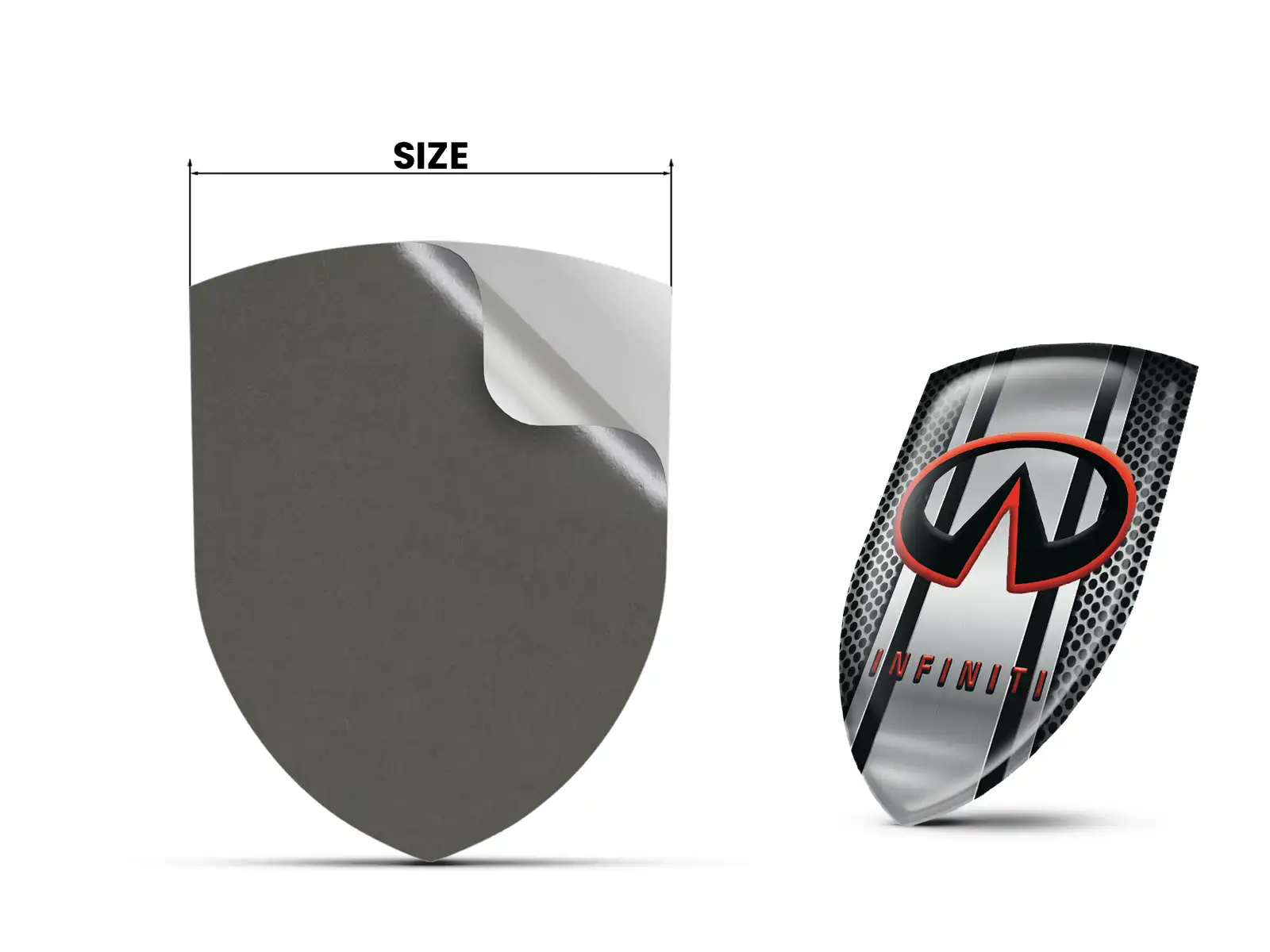 Infiniti Adesivi Logo Custom Pro Max Resiliente Elegante Layout